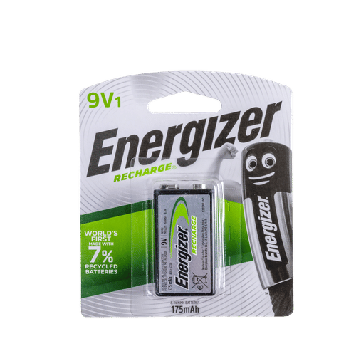 ENERGIZER RECHARGE 175mAh 9V BATTERY