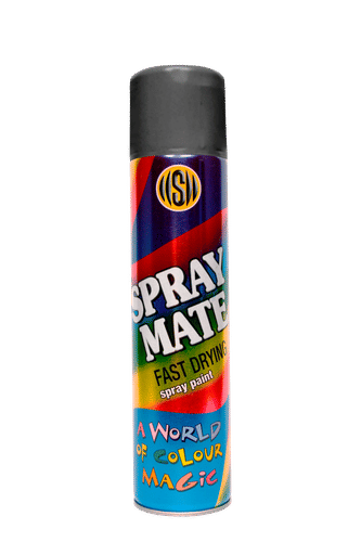 SPRAYMATE FAST DRYING MACHINERY GREY 250ml SPRAY PAINT