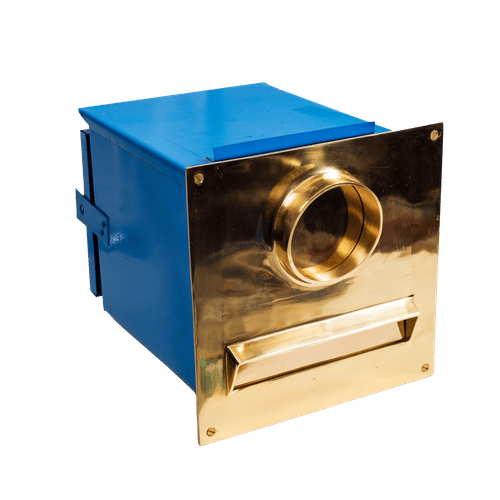 BHC LARGE BRASS LETTER & NEWSPAPER BOX