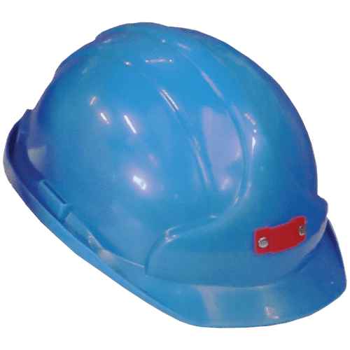 6 POINT BLUE MINERS SAFETY HARD HAT