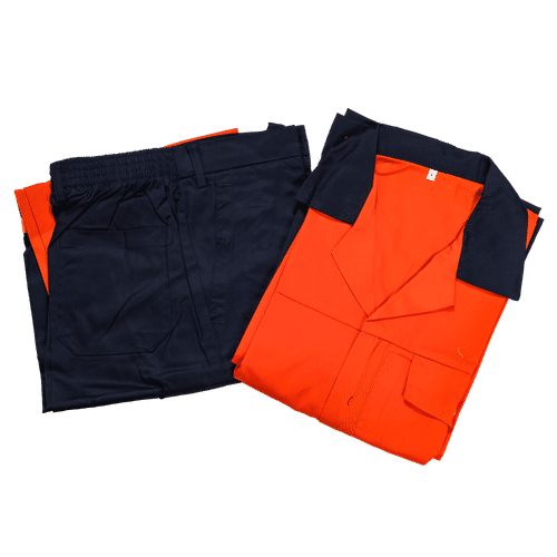 THROTTLE POLYCOTTON HI -VISIBILITY ORANGE SIZE 46 WORKSUIT