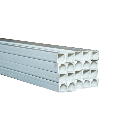 HELLERMANN TYTON PVC 2m 16x16mm PLAIN TRUNKING 