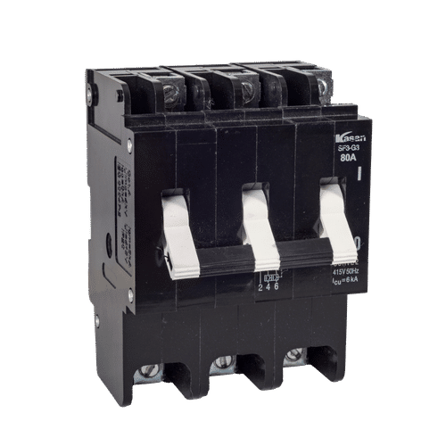 KASAN 3 POLE 80a MCB