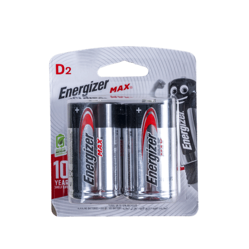 ENERGIZER MAX 2-PACK D BATTERY