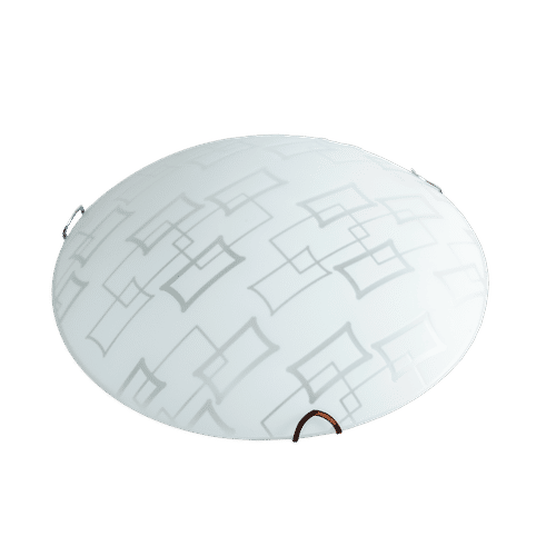BRIGHT STAR CF496 300mm 2x60w GLASS CEILING FITTING