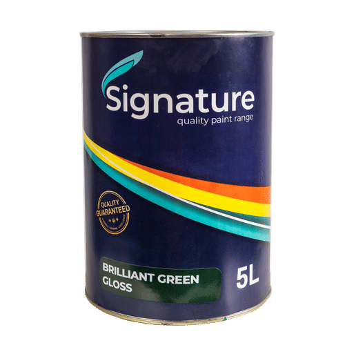 SIGNATURE GLOSS ENAMEL BRILLIANT GREEN 5Lt PAINT