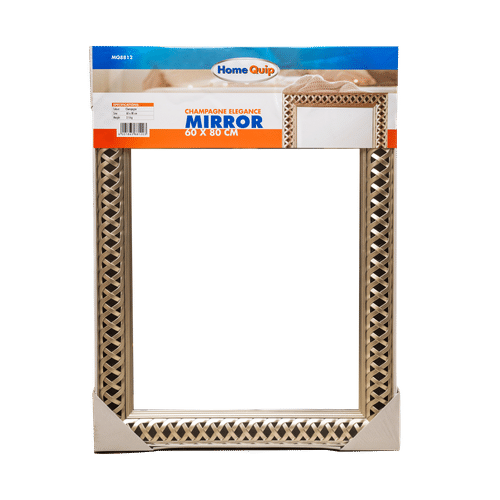 HOME QUIP CHAMPAGNE 60x80cm ELEGANCE MIRROR