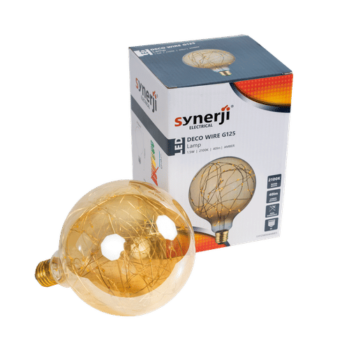 SYNERJI ES LED AMBER 1.5w DECO WIRE LAMP 