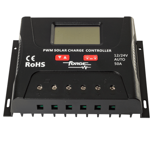 FORGE 12/24v 50a PWM SOLAR CHARGE CONTROLLER