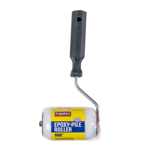 HAMILTON'S EPOXY PILE 100mm COMPLETE ROLLER