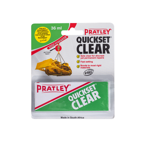 PRATLEY QUICKSET CLEAR 36ml GLUE