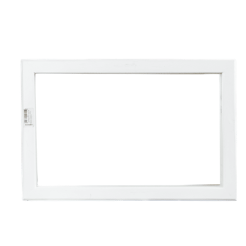 WHITE 285x430x430x3mm FRAMED MIRROR