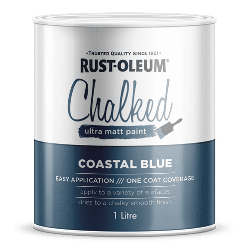 RUSTOLEUM CHALKED BRUSH COASTAL BLUE 1Lt PAINT