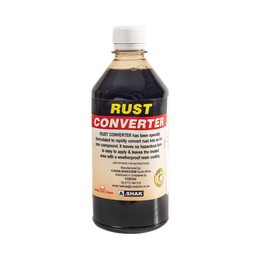 A SHAK 500ml RUST CONVERTOR 