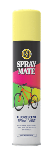 SPRAYMATE LUNAR YELLOW 250ml FLOURESCENT SPRAY PAINT