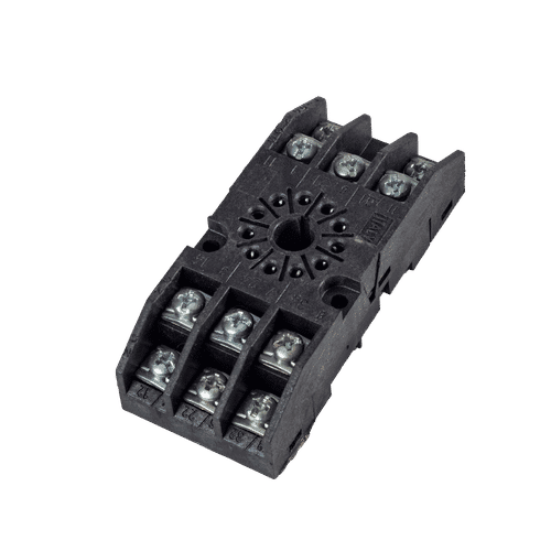 ACDC RECTANGULAR 11 PIN RELAY BASE