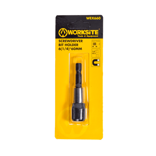 WORKSITE MAGNETIC SCREWDRIVER BIT HOLDER