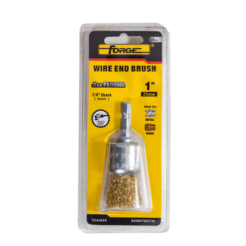FORGE 25mm WIRE BRUSH END FOR DRILL
