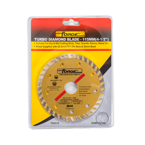 FORGE DRY SEGMENTED 115mm DIAMOND BLADE