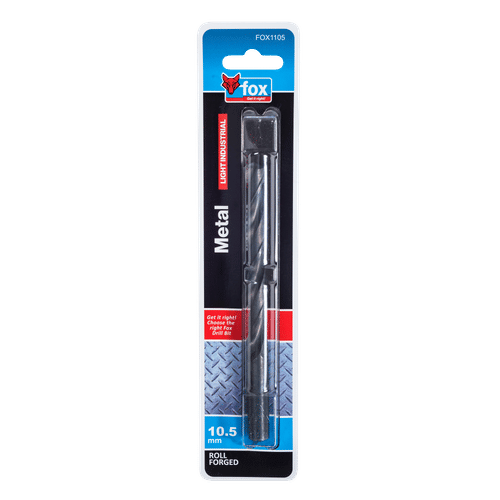 FOX LIGHT INDUSTRIAL 10.5mm HSS DRILL BIT