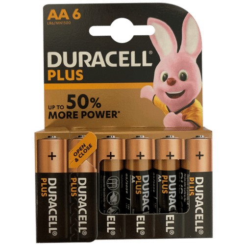 DURACELL POWER PLUS BP6 AA BATTERY