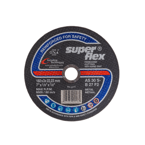 SUPER FLEX 180x3x22mm STEEL CUTTING DISC