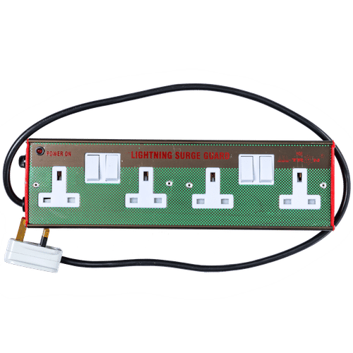 MUKONITRONICS 4 Way 13Amp SURGE EXTENSION