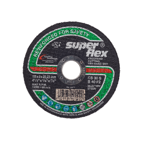 SUPER FLEX 115x3x22mm MASONRY CUTTING DISC