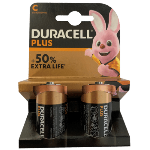 DURACELL POWER PLUS BP2 C BATTERY