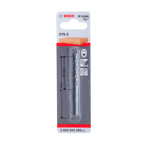 BOSCH PROFESSIONAL 4x43x75mm WOOD DRILL BIT