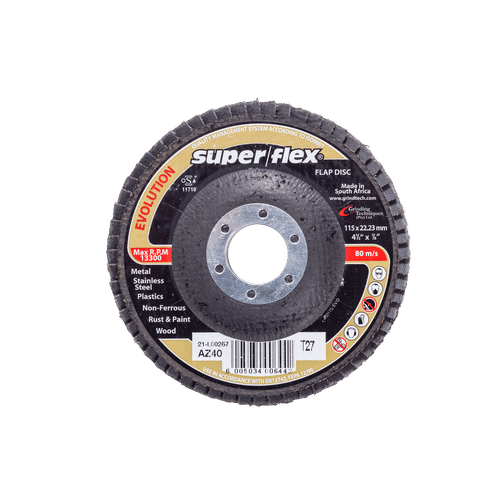 SUPERFLEX P40 EVOLUTION 115x22mm FLAP DISC