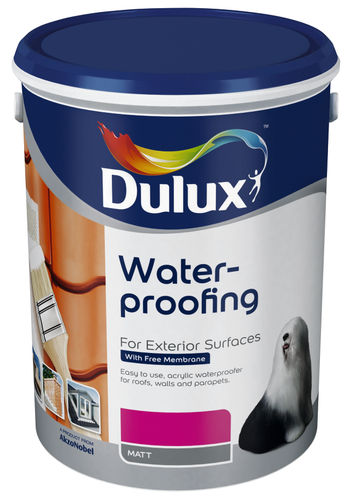 DULUX RED 5Lt WATERPROOFING PAINT + MEMBRANE