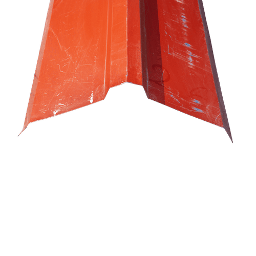 PRE-PAINTED TOMATO RED 0.4mm x 2.4m ROLL TOP RIDGE