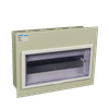 CHINT IP30 12 WAY SURFACE METAL GREY DISTRIBUTION BOARD