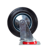 RUBBER 8" SWIVEL CASTOR WHEEL