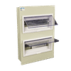 CHINT IP30 24 WAY FLUSH METAL GREY DISTRIBUTION BOARD
