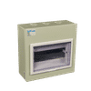 CHINT IP30 8 WAY SURFACE METAL GREY DISTRIBUTION BOARD