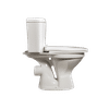 MANHATTEN FRONT FLUSH WHITE CLOSE COUPLE SET