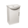 CERAMIC INDUSTRIES WHITE SINGLE DOOR 460x465mm VANITY BASIN