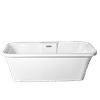 AMBER FREESTANDING WHITE 1700x600x550mm BATH TUB