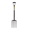 LASHER FG00110 5 PRONG STEEL SHAFT GARDEN FORK 