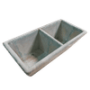 DOUBLE PRECAST WASHING SINK