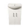 CERAMIC INDUSTRIES WHITE DOUBLE DOOR 460x356mm VANITY BASIN