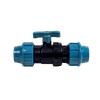 HDPE 50mm DOUBLE UNION BALL VALVE