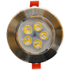 MATT CHROME COOL WHITE 5 LED 5w TILT DOWNLIGHTER