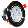 MATT CHROME COOL WHITE 5 LED 5w TILT DOWNLIGHTER