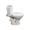 MANHATTEN FRONT FLUSH WHITE CLOSE COUPLE SET
