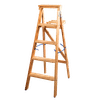WOODEN A FRAME 5 STEP LADDER