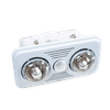 SYNERJI 2×275w 1×R63 42W WHITE 3in1 HEATER