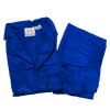 POLYCOTTON ROYAL BLUE SIZE 38 WORKSUIT